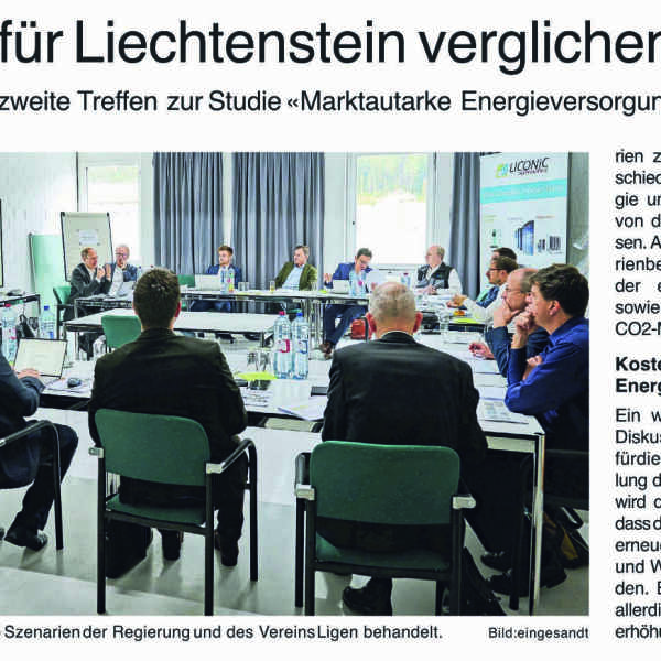 Energieszenarien für Liechtenstein verglichen